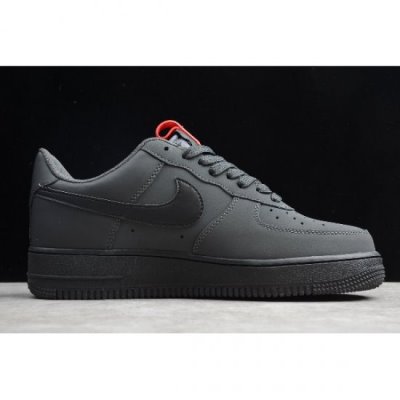 Nike Erkek Air Force 1 Low Siyah / Koyu Gri Kaykay Ayakkabı Türkiye - ZVZWHFHR